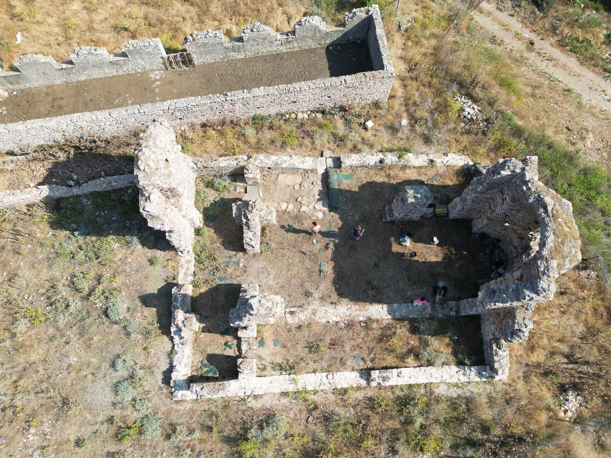 2025. Momento di scavo nell'area della Basilica 2